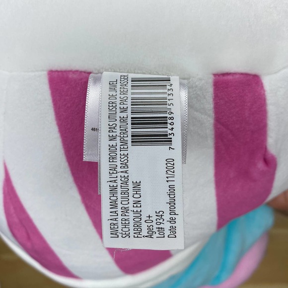 Squishmallows Hello Kitty Tuxedosam Sam Milkshake 12" Plush Sanrio Blue Pillow - Picture 10 of 14